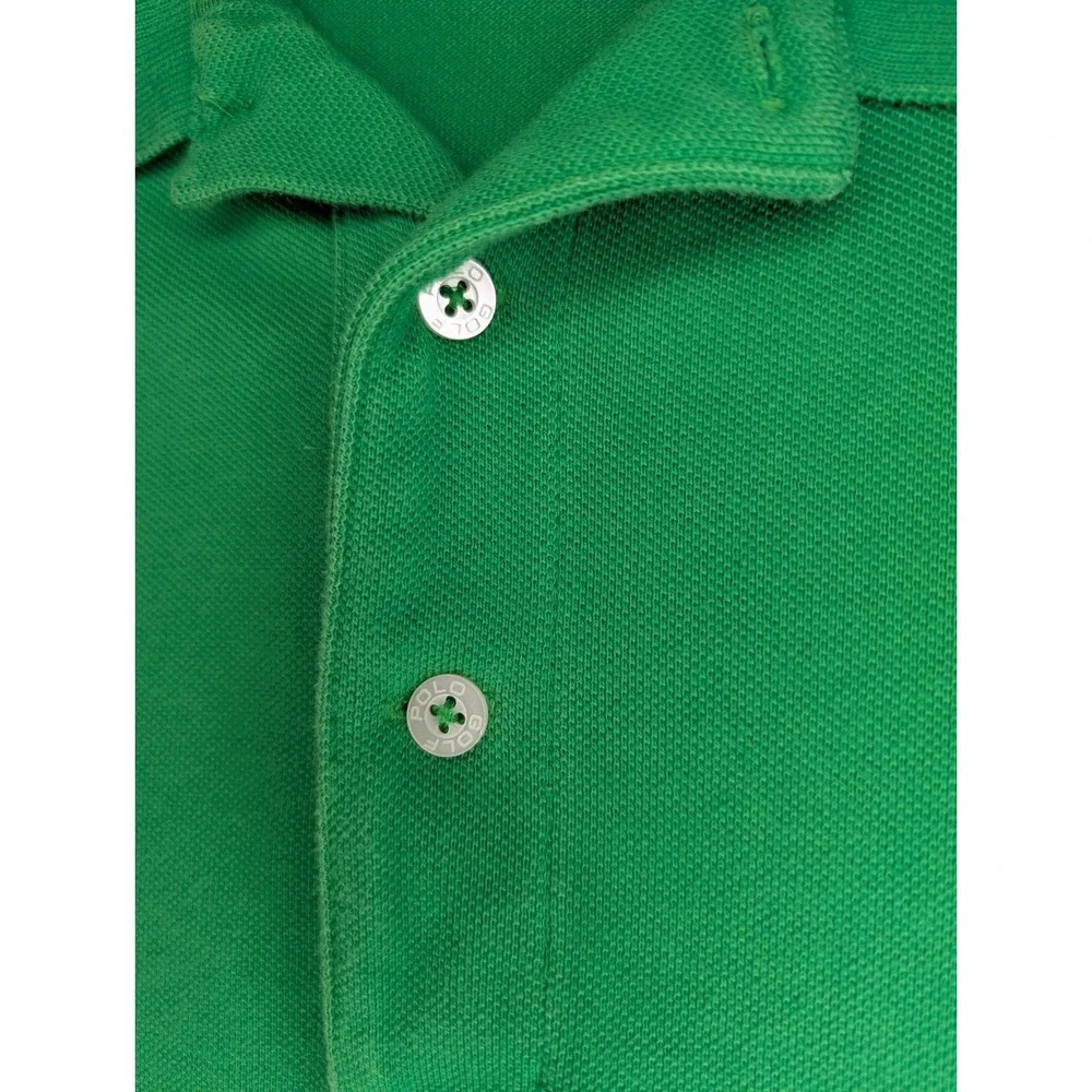 Polo Golf Ralph Lauren Men's XL Polo Shirt Green 100% Cotton Casual Short Sleeve
